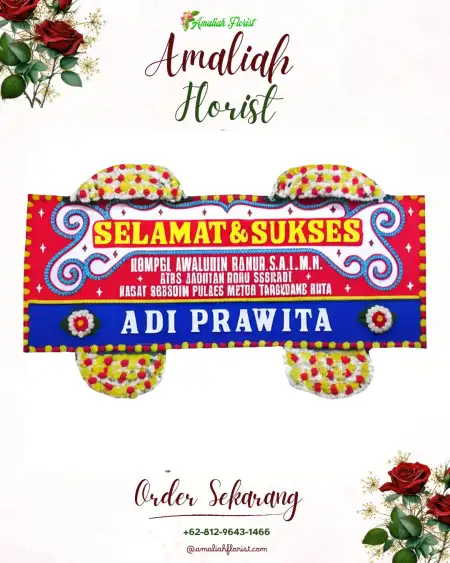 Papan Bunga Ucapan Selamat mekarmulya
